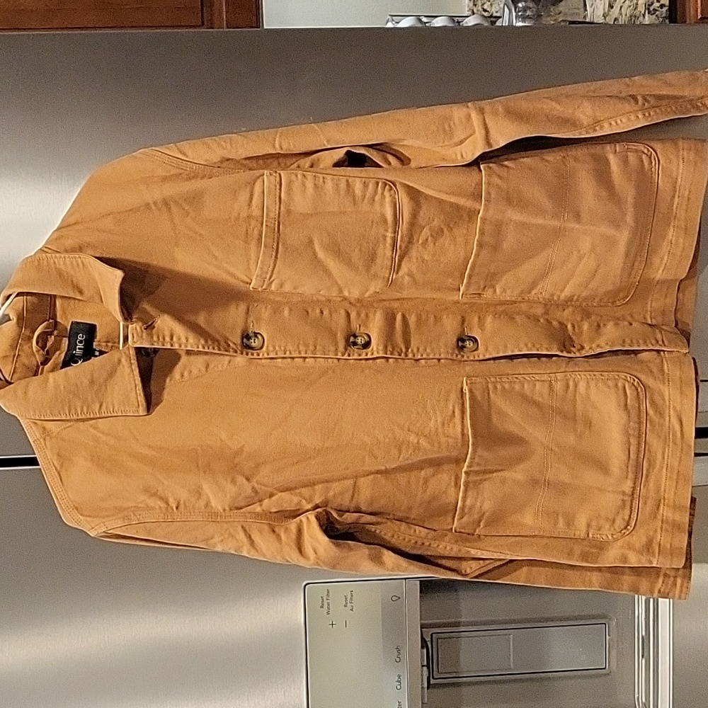 Quince Womans Chore Jacket in Golden Brown